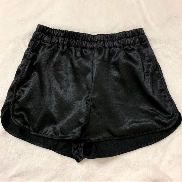 American Apparel Pants - AA Metallic High-waist Running Shorts
